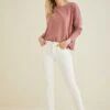 AGOLDE Exclusive Sophie Crop Jean - Glimpse White