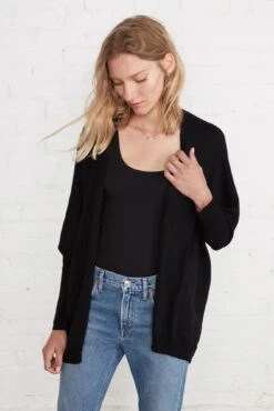 Alix 3/4 Sleeve Wool Cardigan - ReAmour