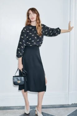 Endora Washable Silk Blouse - Jaguar -AGOLDE Style endora marketing 48c1613e 6b23 49b1 ab82 5c83a9e75c5b