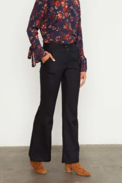 Nadette Pant -AGOLDE Style henrietta red winterbloom nadette navy 3789