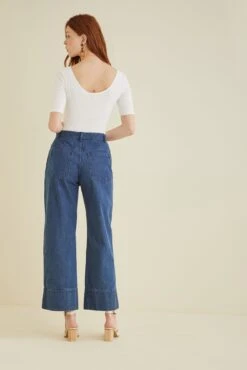 Kowtow Stage Pant -AGOLDE Style kowtow stage pant classic denim 0060 web