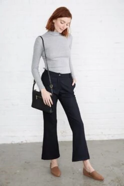 Nadette Pant -AGOLDE Style nadette navy 047 LEAD w