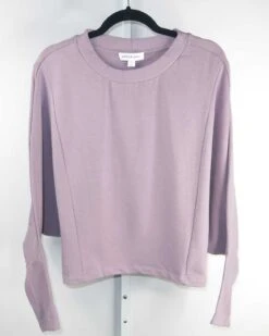 Dominique Reverie Terry Sweatshirt - Lavender - ReAmour -AGOLDE Style recurate submission 27486 3