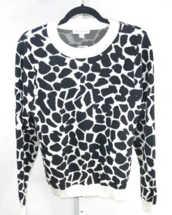 Mary Organic Cotton Sweater - Cobblestone Dot - ReAmour -AGOLDE Style recurate submission 27557 3