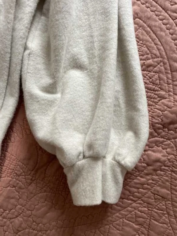 Anna Fleece Cardigan - Oatmeal - ReAmour 9 Anna Fleece Cardigan - Oatmeal - ReAmour - Image 9