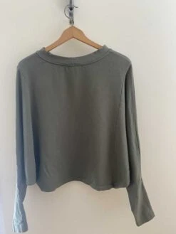 Dominique Reverie Terry Sweatshirt - Vetiver - ReAmour -AGOLDE Style recurate submission 85351 2